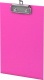 Планшет с зажимом Erich Krause Neon / 49443 (розовый) - 