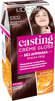 Крем-краска для волос L'Oreal Paris Casting Creme Gloss 5102 (холодный мокко) - 