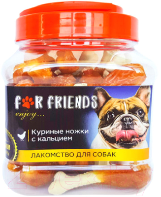 

Лакомство для собак For Friends, Куриные ножки с кальцием / TUZ549