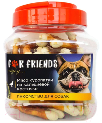 

Лакомство для собак For Friends, Мясо куропатки на кальциевой косточке / TUZ553