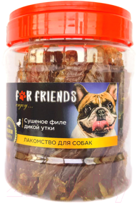

Лакомство для собак For Friends, Сушеное филе дикой утки / TUZ547