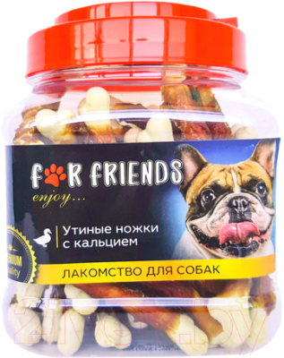 

Лакомство для собак For Friends, Утиные ножки с кальцием / TUZ555
