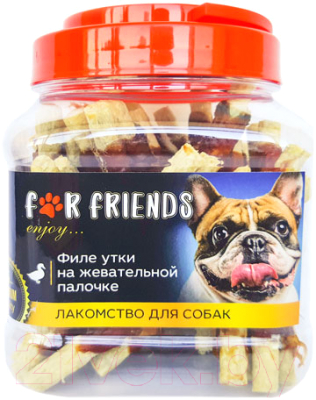 

Лакомство для собак For Friends, Филе утки на жевательной палочке / TUZ556
