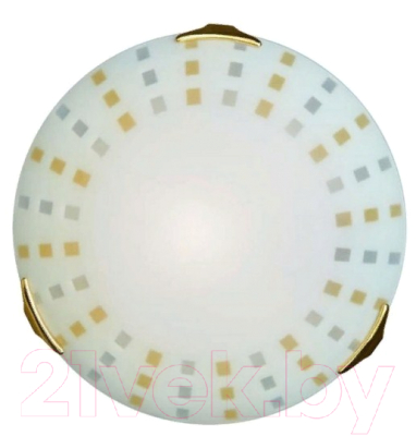 

Потолочный светильник Sonex, Quadro Ambra 263 SN 110 / стекло E27
