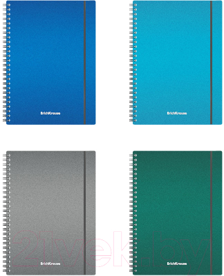 Изображение товара Тетрадь Erich Krause Ice Metallic / 50167 (80л, клетка)