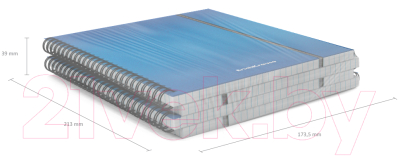 Изображение товара Тетрадь Erich Krause Ice Metallic / 50167 (80л, клетка)