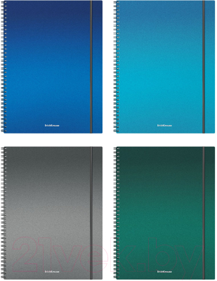 Тетрадь Erich Krause Ice Metallic / 50168 (80л, клетка)