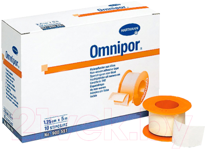 Изображение товара Лейкопластырь Omnipor Из нетканого материала (1.25x500)