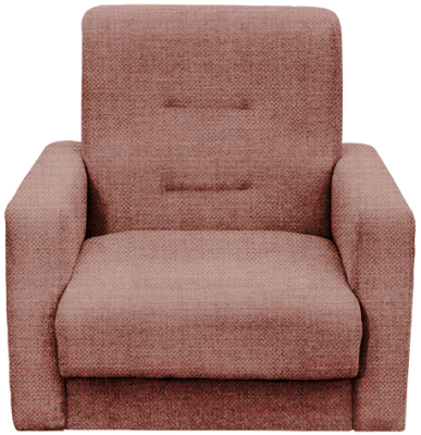 Кресло мягкое Экомебель Лондон-2 рогожка (коричневый)