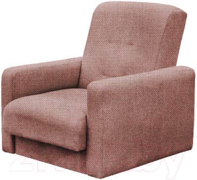 Кресло мягкое Экомебель Лондон-2 рогожка (коричневый)