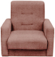 Кресло мягкое Экомебель Лондон-2 рогожка (коричневый) - 