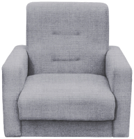 Кресло мягкое Экомебель Лондон-2 рогожка (серый) - 
