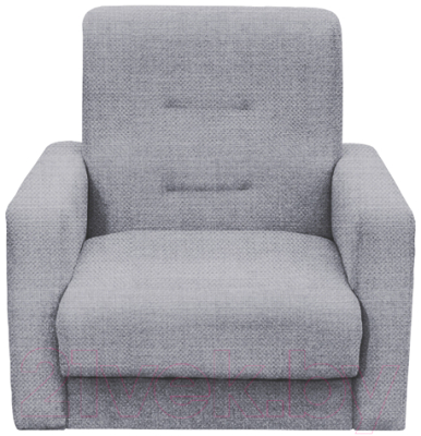 Кресло мягкое Экомебель Лондон-2 рогожка (серый)