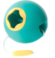 Игрушка для ванной Quut Ведерко для воды Ballo / 170105 (зеленая лагуна/спелый желтый) - 