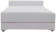Односпальная кровать Экомебель Атлантида 90x200 рогожка (серый) - 