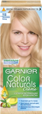 Крем-краска для волос Garnier Color Naturals Creme 113 (песочный блонд)