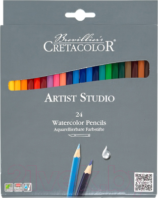 Набор акварельных карандашей Cretacolor Cleos Artist Studio Line (24цв)