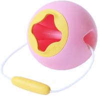 Ведерко для игры в песочнице Quut Mini Ballo 171164 (сладкий розовый/желтый камень) - 