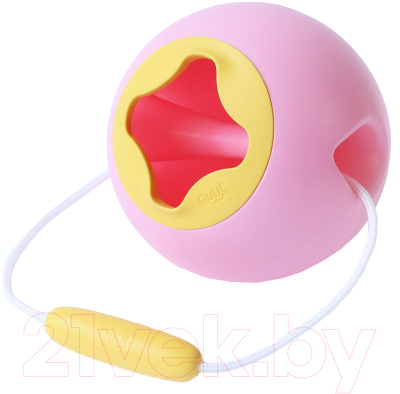 Ведерко для игры в песочнице Quut Mini Ballo 171164 (сладкий розовый/желтый камень)