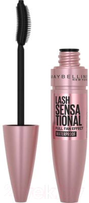 Тушь для ресниц Maybelline New York Lash Sensational Waterproof Веерный объем черный