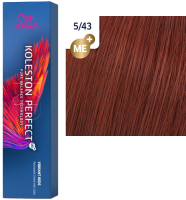 Крем-краска для волос Wella Professionals Koleston Perfect ME+ 5/43 красное дерево - 
