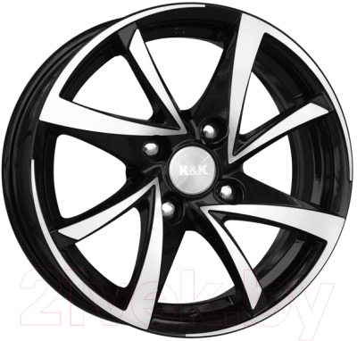 

Литой диск K&K, Игуана 16x6.5" 5x105мм DIA 56.6мм ET 38мм Алмаз черный