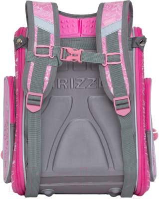 Школьный рюкзак Grizzly RAr-080-11/604236 (серый/розовый)
