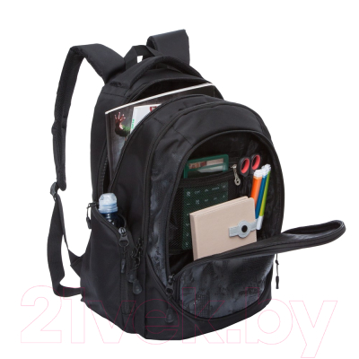 Школьный рюкзак Grizzly RU-037-4/604245 (черный)