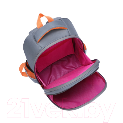 Школьный рюкзак Grizzly RAz-086-14/610734 (серый)