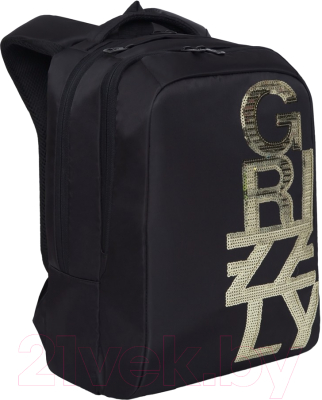Рюкзак Grizzly RD-044-3 (черный/золото)
