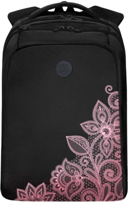 Рюкзак Grizzly RD-044-4 (черный/розовый)