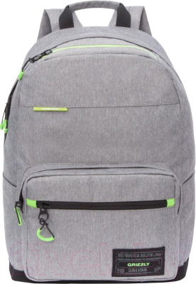 Школьный рюкзак Grizzly RQ-008-3 (серый)