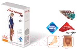 Колготки компрессионные Aries Avicenum 70 для беременных с закрытым носком / 9999 (XL)