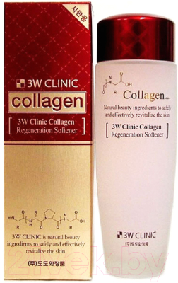 Тоник для лица 3W Clinic Collagen Regeneration Softener (150мл)