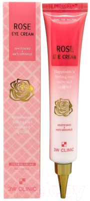 Крем для век 3W Clinic Rose Eye Cream (40мл)