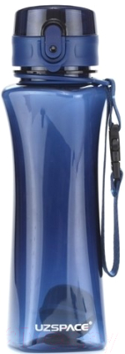 Бутылка для воды UZSpace One Touch Gloss / 6006 (500мл, синий)