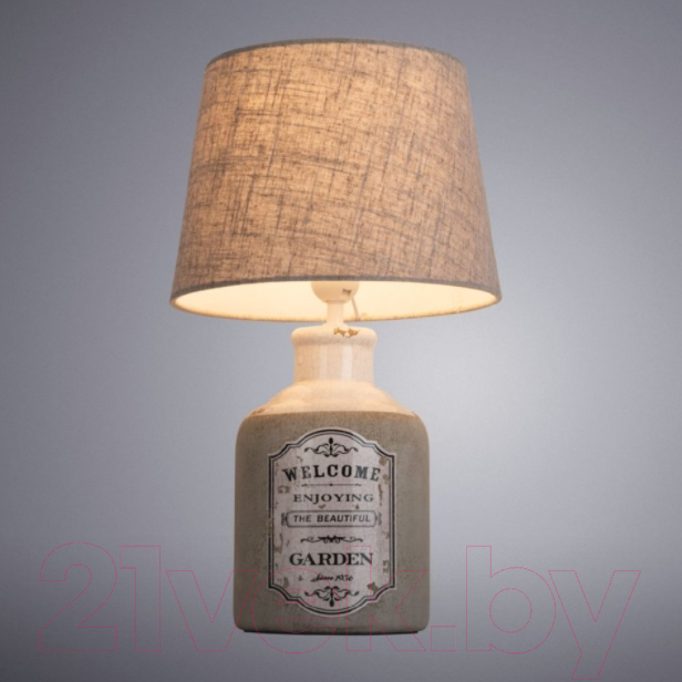 Прикроватная лампа Arte Lamp Isola A4272LT-1GY — фото 2