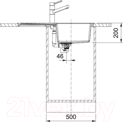 Мойка кухонная Franke S2D 611-78 (143.0618.368)