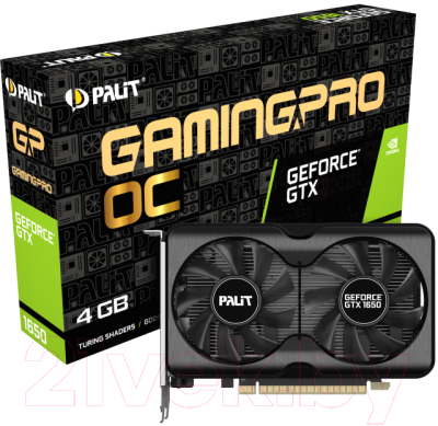 Видеокарта Palit GTX 1650 GP OC 4GB GDDR6 (NE61650S1BG1-1175A)