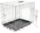 Клетка для животных Duvo Plus Pet Kennel Large 780/472/DV (серебристый) - 
