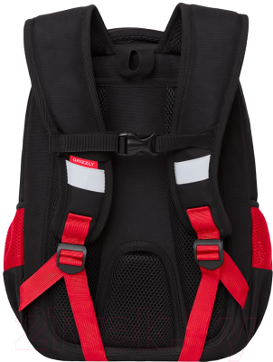 Школьный рюкзак Grizzly RB-053-1/617308 (серый/черный)