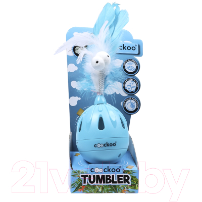 Игрушка для кошек EBI Coockoo Tumbler / 409/441398 (голубой)