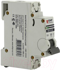 Выключатель автоматический EKF ВА 47-63 1P 5А (C) 4.5kA PROxima / mcb4763-1-05C-pro