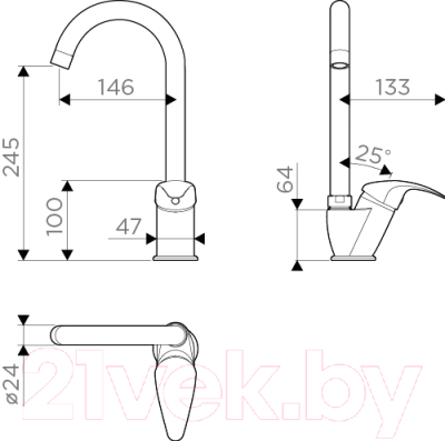 Смеситель Omoikiri Umi-BL (4994270)