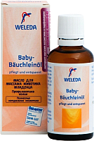 Косметическое масло детское Weleda Для массажа животиков младенцев (50мл) - 