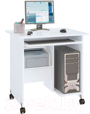 Компьютерный стол Сокол-Мебель КСТ-10.1 (белый)