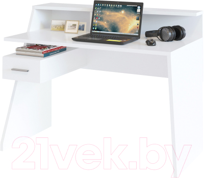 Компьютерный стол Сокол-Мебель КСТ-108 (белый)