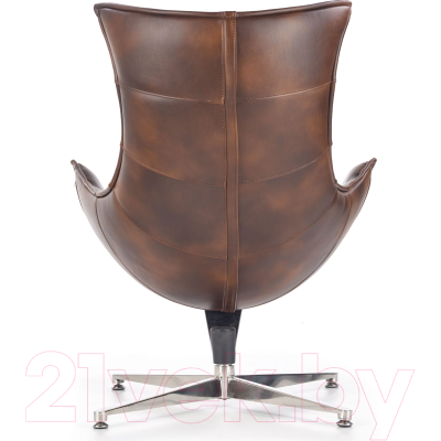 Кресло мягкое Halmar Luxor (темно-коричневый)