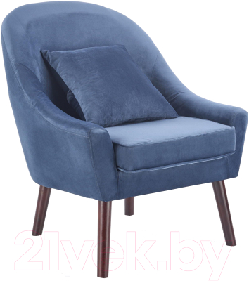 Кресло мягкое Halmar Opale (темно-синий)