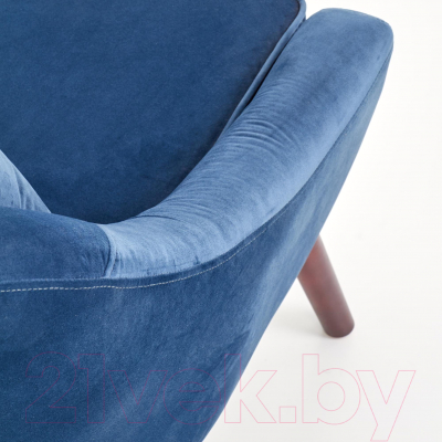 Кресло мягкое Halmar Opale (темно-синий)